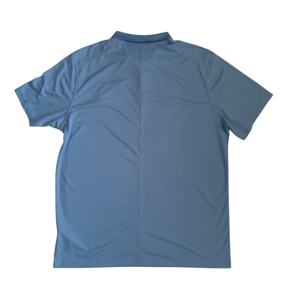 Nike Dri Fit Men's Size L Jordan UNC North Carolina Tar Heels Blue Polo Shirt - Picture 2 of 12